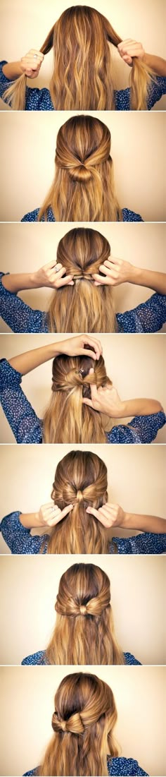 Elegant Wedding Hairstyles: Half Up Half Down | http://www.tulleandchantilly.com/blog/elegant-wedding-hairstyles-half-up-half-down/ Hair Envy, Hair Dos, Cute Hair, Hair Designs, Gorgeous Hair, Half Up, Nails Makeup