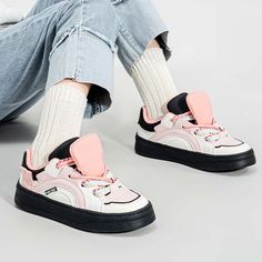 Features: Casual Round toe Non-slip Chunky sole Lace-up closure Stylish low-Top print design Outsole: rubber Costume Bags, Outwear Coat, Slipper Sandals, Baseball Jacket, Casual Sets, Bra Set, Skate Shoes, Handbag Backpack, Bottoms Pants