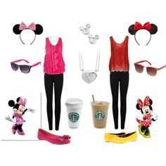 "Best Friends @ Disneyland" by alane-green on Polyvore Disneyland Matching Outfits, Matching Outfits Friends, Hipster Disney, Friends Outfit, Disney Wear, D Photo, Mouse Outfit, Friend Stuff, Bestie Outfits