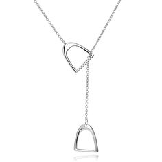 PRICES MAY VARY. 🐴 Material: stainless steel, it is lead free and nickel free. Stainless Steel is hypo allergenic, it doesn’t rust, change color or tarnish. 🐴 Size:horse stirrup lariat pendant is 1.2*1.2cm, the chain length is 65cm. 🐴 This beautiful stirrup necklace with it's simple, yet elegant style, looks amazing for an understated everyday look. If you love horses and everything equestrian, this necklace is a must. Our stirrup necklace is a show-stopping accessory that can be worn by both Stirrup Necklace, Equestrian Necklace, Coworker Leaving, Mother Necklace, Horseshoe Necklace, Girl Necklace, Wedding Day Gifts, Leaving Gifts, Lucky Horseshoe