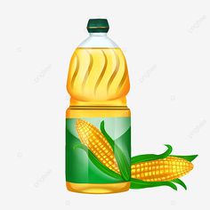 corn on the cob in a plastic bottle, food, drink, cartoon png and psd