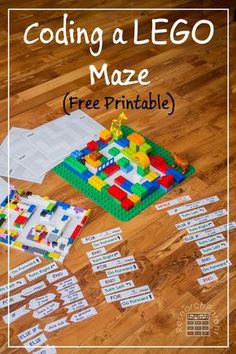 the lego maze is an easy and fun activity for kids to learn how to use it