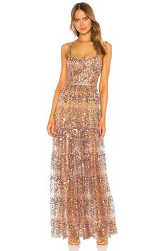 Click to view on REVOLVE Wedding Dress Code Guide, Midnight Gown, Dress Code Guide, Pretty Brunettes, Miss California, Bronx And Banco