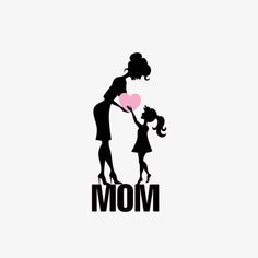 a mother holding her daughter's hand with the word mom written in black on a white background