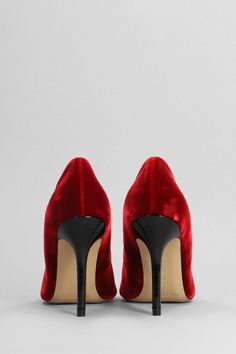 Velvet Pump Pumps in red velvet, pointed toe, heel 10.5, leather sole, 100% velvet, Made in ItalyGender: WomenMaterial: VELVETColor: REDMade in: ESProduct ID: 402404_ANW43070A20083*Import tax/duty will be calculated at checkout (If applicable) Velvet Pumps, Barbour Steve Mcqueen, Zegna Shoes, J W Anderson, Velvet Color, Gorgeous Bags, Luxury Boutique, Valentino Garavani