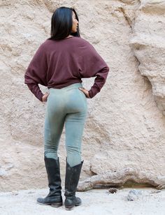 Shape – The Leggings are a slimming, all-seasons base layer that follows the shape of the leg. Perfect Pockets – Two deep, exterior pockets incorporated into the seams of the garment. Form and function combine beautifully to keep hands toasty warm and carry the essentials Size – Order based on your HIP measurement Fabric Shown – Light Stretch Hemp/Organic Cotton Knit Color Shown – Sage (Natural Plant Dye) Gaia Conceptions, Above Elbow, Plant Dyes, Natural Plant, Pocket Leggings, Elbow Sleeve, Organic Fabrics, Clothing Care, Base Layer