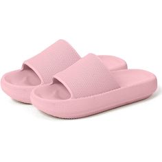 Pink Platform Pillow Slippers/Sandals. Brand New Never Worn. Light Pink Color. Adorable To Add Any Outfit. So Comfortable. Meant To Fit Size 9-10 Pink Slippers With Textured Footbed For Vacation, Pink Vacation Slippers With Textured Footbed, Pink Textured Footbed Slippers For Vacation, Vacation Pink Slippers With Textured Footbed, Comfortable Pink Summer Slippers, Pink Lightweight Sandals For Spring, Comfortable Pink Flip Flops, Pink Lightweight Open Toe Sandals, Lightweight Pink Sandals For Summer