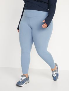 New name, same great performance! Our Balance leggings are now called PowerChill.  Be poised with every pose in our PowerChill leggings, the perfect balance between om and OMG-softness Extra high-rise elasticized waistband, with interior pocket that Pocket Leggings, Cotton Lights, Petite Size, Women's Leggings, Old Navy, High Rise, High Waisted, Leggings, Plus Size