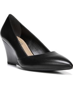 Franco Sarto Frankie Wedges - Black Black Wedge Shoes, Christmas Wear, Comfortable Wedges, Wedge Pump, Wedges Style, Black Wedge, Wedge Pumps, Black Wedges, Womens Wedges