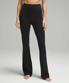 Groove Nulu Super-High-Rise Flared Pant *Regular | Women's Leggings/Tights | lululemon Flare Dress Pants, Lululemon Groove Pant, Flared Leggings, Black Flare, Flare Leggings, Tight Leggings, Flare Pants, Black Leggings, Flare Dress