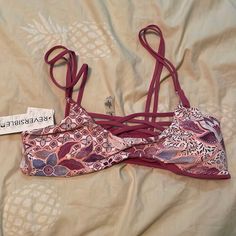 Super Cute, Paisley Like Pattern, Reversible Bikini Top. Sizing Is Not True To Size Depending On Your Coverage Comfort. Reposting Item That Was Never Worn. Bra Friendly Purple Beachwear Swimwear, Bra Friendly Purple Swimwear For Beachwear, Bra Friendly Purple Swimwear For Poolside, Bra Friendly Purple Swimwear, Purple Summer Swimwear With Built-in Bra, Purple Swimwear With Adjustable Straps For Beach, Purple Triangle Top Swimwear With Adjustable Straps, Purple Stretch Swimwear, Bra Friendly, Purple Stretch Swimwear Bra Friendly