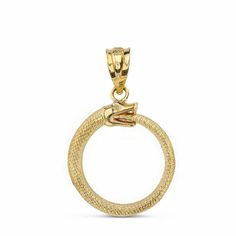 Solid 14k Yellow Gold Egyptian Alchemy Ouroboros Snake Circle Pendant Item No.: 2185 Metal Type: 14k Solid Yellow Gold (Also Available In 10k Solid Gold) Metal Color: Yellow Gold. (Available In White Gold And Rose Gold) Bail Height: 0.28" Inches Pendant Only Weight: 1.3 Grams Height W/Bail: 1.07" In. Width: 0.69" In. Chain Is Not Included Note: This Item Is Made To Order In The Usa. Please Allow 10-15 Days To Be Shipped. Engraved Snake-shaped Yellow Gold Jewelry, Engraved Yellow Gold Snake Jewelry, Elegant Yellow Gold Snake Jewelry, Snake-shaped Yellow Gold Jewelry For Anniversary, 14k Yellow Gold Snake-shaped Jewelry, Snake Shape Yellow Gold Jewelry For Anniversary, 14k Yellow Gold Snake Jewelry, Anniversary Yellow Gold Snake-shaped Jewelry, Snake Circle