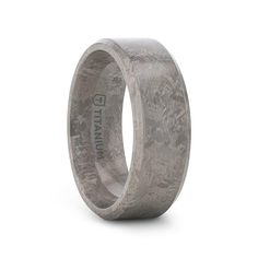 ASTRAIOS Titanium Ring, featuring a unique meteorite pattern and beveled edges for timeless, modern elegance. Durable titanium, a lasting lightweight accessory. Beveled edges add a modern style to men's wedding bands and creating an intriguing look compared to comfort-fit and square edges. Titanium is a versatile and lightweight metal increasingly used in jewelry, especially for wedding bands and contemporary designs. Its strength, corrosion resistance, and hypoallergenic properties make it an i Men's Wedding Bands, Titanium Ring, Contemporary Designs, Matte Satin, Titanium Rings, Beveled Edge, Mens Wedding Bands, Modern Elegance, Wedding Men