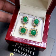 "A nice pair of natural COLOMBIAN emerald earrings is a must for every lady in the world! We are presenting you 2 matching pairs of COLOMBIAN emeralds with natural, enchanting, VIVID BLUISH-GREEN color, and exceptional quality and quality. SET IN HANDCRAFTED, 18K SOLID YELLOW GOLD EARRINGS! HUGE PAIR OF EARRINGS! One of a kind! IN CASE OF RETURN FOR US BUYERS. BUYERS MAY SEND THE ITEMS BACK TO OUR US-BASED OFFICE IN SALT LAKE CITY, UTAH ONLY ONE ITEM AVAILABLE!! NO DUPLICATES!! WHAT YOU SEE IN T Luxury Green Chandelier Earrings For Wedding, Green Diamond Chandelier Drop Earrings, Hand Set Green Gold-plated Earrings, Green Hand Set Gold-plated Earrings, Hand Set Green Gold Plated Earrings, Green Hand-set Gold-plated Earrings, Luxury Green Dangle Chandelier Earrings, Exquisite Green Earrings For Formal Occasions, Luxury Green Earrings For Wedding