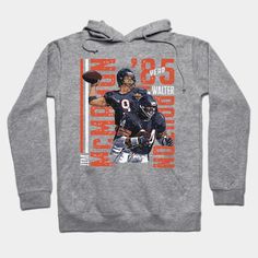 Jim McMahon & Walter Payton Chicago Duo -- Choose from our vast selection of hoodies to match with your favorite design to make the perfect custom graphic hoodie. Pick your favorite: Classic, Lightweight, Classic Zip or Lightweight Zip. Customize your color! For men and women. Jim Mcmahon, Super Bowl Football, Walter Payton, Sport Football, Hoodies Design, American Football, Graphic Hoodie, Graphic Hoodies, Chicago