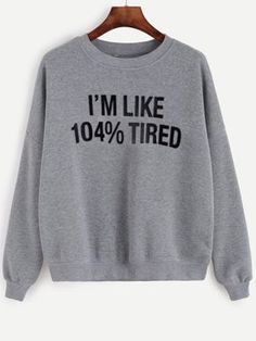 Sarcastic Clothing, Long Sleeve Cotton Tops, Drop Shoulder Sweatshirt, Drop Shoulder Hoodie, Funny Shirt Sayings, Dropped Shoulder Sweatshirt, Grey Long Sleeve Shirt, Gray Sweatshirt, Funny Outfits