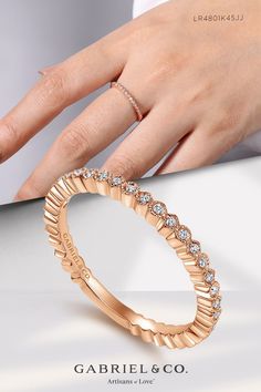 14K Rose Gold Scalloped Stackable Diamond Band Ring
LR4801K45JJ Stackable Diamond Bands, Ladies Rings, Diamond Band Ring, Diamond Rings Bands, Diamond Band, Ring Collections, Gold Design