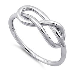 Top of ring height: 6.6mm

Top of ring width: 16.1mm

Band width: 1.8mm

Shank width: 1.4mm



Metal: 925 sterling silver

Plating: rhodium plated

Finish: high polish Formal Infinity Rings With Polished Finish, Silver Infinity Ring For Promise, Silver Infinity Promise Ring, Elegant Silver Infinity Midi Rings, Silver Infinity Stackable Rings For Promise, Classic Silver Couple Rings With Open Band, Classic Silver Open Band Couple Rings, Silver Sterling Silver Infinity Rings, Silver Sterling Silver Infinity Stackable Rings