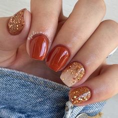 Fall Nails Easy Simple, Diy Fall Nails Easy, Nail Thanksgiving, Thanksgiving Designs, Classic Thanksgiving, Thanksgiving Nail, October Nails, Cute Nails For Fall