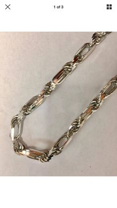 Sterling silver 925 Milano rope chain 12 mm . Made in Italy! Rope Chain, Honolulu, Sterling Silber, Rhodium Plated, Silver 925, Chains Necklace, In Italy, Jewelry Necklaces, Accessory Gift