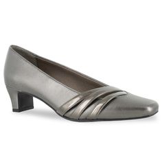 Created with a classic design, these Easy Street Entice square toe pumps make a versatile choice for every dressy occasion. Created with a classic design, these Easy Street Entice square toe pumps make a versatile choice for every dressy occasion. SHOE FEATURES Generously padded and super flexible for total comfort The low slim heel provides the perfect lift and stability for easy wear Detailed with asymmetrical straps across the narrow toe vamp that are sure to flatter the foot SHOE CONSTRUCTIO Super Flexible, Spike Heels, Light Weight Shoes, Easy Street, Rubber Shoes, The Low, Shoe Size Chart, Easy Wear, Slip On Shoes