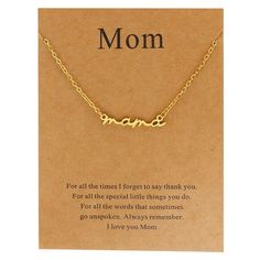 Mama Necklace For Women Silver Gold & Rose Gold Mom Jewelry For Women Gifts For New Mom Mom Gift For Pregnant Friend Mom To Be Gifts With Cards Features: Theres just something so sweet about mama. Thats why one of our favorite gifts for new moms is a delicate mama necklace. A gorgeous keepsake in shiny gold with the sweetest word ever!! MATERIAL & SIZE: Made of stainless steel real gold plated, , to wear even on sensitive skin. Reasonable length (17"+2") to let it sit comfortably on your necklin Gift For Pregnant Friend, Mom To Be Gifts, Gifts For Pregnant Friend, Gifts For New Mom, Pregnant Mom Gifts, Boho Pendant Necklace, Mama Necklace, Mother Daughter Necklace, Pregnant Friends