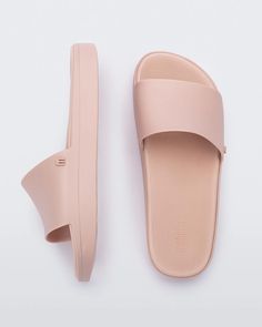 Beach Slide in Light Pink – Melissa Shoes Punk Love, Punk Movement, Beach Lighting, The Proposal, Beach Slides, Melissa Shoes, Viktor & Rolf, Jelly Shoes, New And Improved