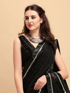 Ruffled Saree, Latest Sarees Online, Saree Sale, Design Mirror, Latest Saree, Embroidered Saree, Net Saree, Black Chevron, Latest Sarees