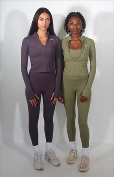 Frequency introduces the classic model off-duty set: a zip-up jacket, bra top, and legging trio. Perfect for the studio-to-street look. Green Fall Activewear For Gym, Green Activewear For Fall Streetwear, Fall Green Activewear For Streetwear, Sporty Outerwear With Zipper Closure For Workout, Functional Green Track Jacket For Gym, Green Long Sleeve Activewear For Streetwear, Urban Long Sleeve Gym Activewear, Fitted Green Track Jacket For Sports, Green Sportswear Track Jacket For Gym