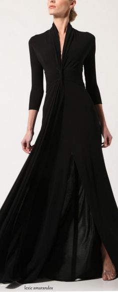 Chado Ralph Rucci Sukienki Maksi, Couture Dior, Ralph Rucci, Long Black Dress, 가을 패션, Gorgeous Gowns, Tea Length, Mode Inspiration, Beautiful Gowns