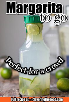 margarita to go recipe for a crowd