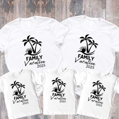 Family Vacation 2024 Shirt, Summer Group Matching Tees, Family Road Trip Tshirts, Reunion Gift, Family Cruise Shirts, Beach Vacation Tshirts 🌟 Welcome to BLG Design Lab! 🌟 We are a small family business dedicated to crafting custom designs on high-quality t-shirts, sweatshirts, long sleeves, tank tops, V-necks, youth and toddler shirts, babysuits, tote bag and towels. Our goal is to provide you with unique, stylish, and comfortable apparel that you'll love. Why Choose Us? 💎 Premium Quality: We use top-quality materials and DTF technology for vibrant, long-lasting prints. 🎨 Unique Designs: Each design is created with attention to detail and personalized just for you. 😊 Customer Satisfaction: Your happiness is our priority. We're here to assist with any questions or concerns. 🛒 How to Matching Short Sleeve T-shirt For Family Events, Custom Print Short Sleeve T-shirt For Family Outings, White Family Matching T-shirt For Beach, Short Sleeve Tops For Family Summer Events, White Crew Neck T-shirt For Family Outings, Family Summer T-shirt With Crew Neck, White Short Sleeve T-shirt For Family Outings, Family Matching Tops For Summer, Customizable Cotton T-shirt For Vacation