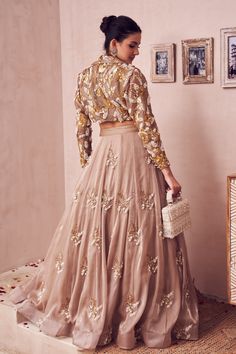 When the ‘It’ girl in you needs a new lehenga! A blazer-inspired blouse with spectacular pearl embellishment and a ghera to match the beauty, only from Swish by Dolcy and Simran!

Visit our website now!
www.swishbydolcyandsimran.com Lehenga Designs Latest, Lehenga Pattern, Lehenga Saree Design, Bandhani Dress, Outfits Indian, Pearl Embellishment, Lehenga Designs Simple, Best Wedding Guest Dresses