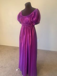 Bridgerton Inspired Pride and Prejudice Violet Purple Regency Cosplay Christmas Holiday Dress - Etsy Regency Cosplay, Bridgerton Inspired, Peignoir Sets, Empire Waistline, Violet Purple, Holiday Dress, Pride And Prejudice, Women's Costumes, Holiday Dresses