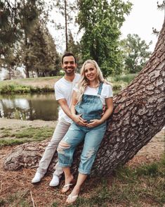 Dungaree Maternity Photoshoot, Maternity Overalls Photoshoot, Overalls Maternity Shoot, Overall Maternity Pictures, Photoshoot By The Lake, Dungree Styles, Pregnancy Shoots, Pregnancy Pics