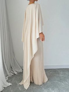 Elegant Pleated High-Low Maxi Dress – Limited Offer Cape Fashion, Spring Maxi Dress, Boho Style Dresses, Pleated Maxi, Elegant Party, Maxi Dress Evening, Pleated Maxi Dress, Cape Dress, Party Dress Long