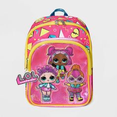 L.O.L. Surprise! Backpack In Pink Color Features The Dolls At Front This Is A Mini Backpack. Dimensions (Overall): 11 Inches (H) X 8.5 Inches (W) X 4.5 Inches (D) Main Compartment And Front Pocket Provide Plenty Of Space For Their Essentials Top Handle And Adjustable Straps Offer Convenient Carrying Brand New With Tags From A Smoke Free Home Will Ship Same Or Next Day Trendy Pink Bag For School Events, Playful Back To School Bags With Adjustable Strap, Trendy Pink Bags For School Events, Playful Bags With Adjustable Strap For Back To School, Playful Pink Standard Backpack, Playful Pink Backpack, Playful School Bags With Zipper Closure, Cute Bags With Zipper Closure, Pink Backpack For Playtime