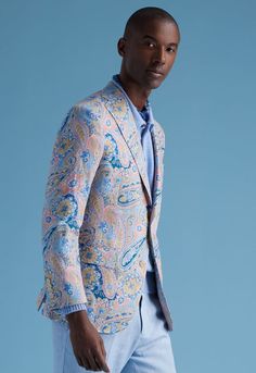 Spring is the season for bright and bold prints in featherweight fabrics. This exclusive floral printed linen jacket is sophisticated and elegant, perfect to pair with a solid trouser, cashmere polo sweater and slip-ons. Spring/Summer WeightExclusively Printed in Italy for Paul StuartSingle Breasted, 2 Buttons, Notch LapelFlap Pockets, Chest Wet PocketUnlinedSide VentsButtons On SleevesMade In Canada Cashmere Polo Sweater, Cashmere Polo, Linen Jacket, Polo Sweater, Printed Linen, Bold Prints, Floral Printed, Slip Ons, Final Sale