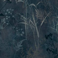 Shop Graham & Brown Wallpaper Restore Midnight Removable Wallpaper Graham Brown, How To Hang Wallpaper, Graham & Brown, Blue Backdrops, Blue Tree, Brown Wallpaper, Tree Wallpaper, Tropical Rainforest, Calming Colors