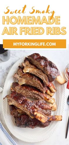 These sweet and smoky air fryer ribs are a game-changer for rib lovers! Juicy, tender, and perfectly seasoned with a smoky rub, they’re caramelized to sticky perfection in the air fryer. The balance of sweet and savory flavors makes these ribs irresistible, and the quick cook time means you can enjoy them without the long wait. Perfect for busy weeknights or weekend BBQ cravings, these ribs are a guaranteed hit! Oven Baked Beef Ribs, Baked Beef Ribs, Beef Ribs, Instant Pot Pressure Cooker, Pressure Cooker Recipes, Oven Baked, Quick Recipes, Air Fryer Recipes, Cooker Recipes