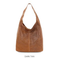 Ladies Soft Italian Real Leather Full Croc Print Hobo Bag Wonderfully soft ladies' caramel leather hobo handbags. Perfect for busy ladies, whether at work, study, or play. Made from buttery-soft Italian leather. These gorgeous leather hobo handbags are made from soft Italian Leather. It has extra-long handles to fit comfortably over your shoulder Silver colour hardware Zip at the top to keep contents secure Genuine Leather Made in Italy Dimensions: 34.5 cm (L) x 16 cm (W) x 61 cm (H). Drop: 34 cm Weight: 0.475 Kg 100% Genuine Super Soft Italian Leather Cognac Textured Leather Hobo Shoulder Bag, Daily Use Cognac Shoulder Bag With Textured Leather, Textured Leather Hobo Shoulder Bag For Daily Use, Daily Use Textured Leather Hobo Shoulder Bag, Rectangular Textured Leather Hobo Bag For Everyday Use, Brown Textured Leather Shoulder Bag For Daily Use, Brown Soft Leather Bucket Bag For On-the-go, Textured Leather Hobo Shoulder Bag For Errands, Textured Leather Hobo Bag For Everyday Use