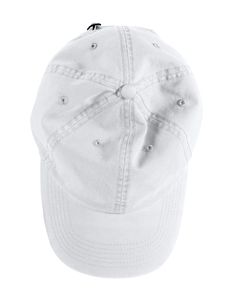 Direct-Dyed Twill Cap - WHITE - OS | Authentic Pigment Direct-Dyed Twill Cap in White | Cotton Wholesale T Shirts, Knit Shirt, D Ring, Cloth Bags, Dad Hats, Cotton Twill, White Cotton, Baseball Cap, Caps Hats