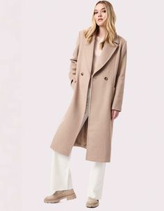 Soho Belted Wool Coat Belted Wool Coat, Heavy Winter Coat, Puffer Jacket Men, Check Coat, Wool Coat Women, Long Wool Coat, Puffer Jacket Women, City Chic, Leather Coat