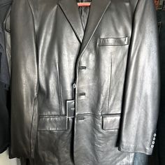 Leather Jacket New With Tag New Color, Mens Jackets, Jackets & Coats, Leather Jacket, Man Shop, Leather, Black, Color