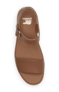 A chunky platform elevates a retro-cool sandal secured with an adjustable strap at the ankle. 2 1/4" heel, 2" platform; 1/4" slope (size 8.5) Cushioned footbed Leather upper/synthetic lining/rubber sole Imported Retro Ankle Strap Sandals With Buckle Closure, Chunky Platform, Platform Sandals, Ankle Strap, Chalk, Rubber Sole, Womens Sandals, Adjustable Straps, Leather Upper