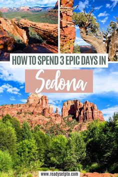 How to Spend 3 Epic Days in Sedona Sedona Itinerary, Hippie Vibes, Weekend Trip, Red Rock, Long Weekend, Sedona, Most Beautiful Places, Beautiful Places