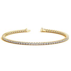 [Diamond Engagement Rings, Diamond Stud Earrings, and Gold Jewelry Online]-Angelucci Jewelry Diamond Tennis Bracelet, Box Clasp, Tennis Bracelet Diamond, Type 4, Best Diamond, Diamond Bracelets, 2 Carat, Tennis Bracelet, Round Diamond