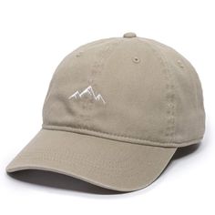 Outdoor Cap Mountain Dad Hat - Unstructured Soft Cotton Cap *Never Worn / New With Tags* Khaki Hat For Everyday Use, One Size, Khaki Hats For Everyday Wear, Khaki Hat, One Size Fits Most, For Everyday Use, Khaki Everyday Hats One Size Fits Most, Everyday Khaki Hat One Size Fits Most, Adjustable Baseball Cap With Short Brim For Everyday, Classic Everyday Visor Hats, Adjustable Khaki Baseball Cap With Short Brim, Adjustable Baseball Cap