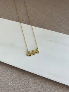 444" Angel Number 14K Gold Plated Necklace (Gold) - NanaMacs 444 Necklace, 444 Angel Number, Angel 444, Number Necklace, Angel Number, Gold Plated Necklace, Necklace Gold, Over 50, Gold Necklace