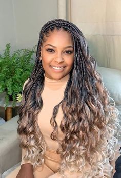 Follow & See more post collection in my pin bio, Thank you. Read more inspo & article at Our website. #braid #braidhairstyle #hairstyle #beauty #cute Long Tree Braids, Campus Hairstyles, Cornrow Updo On Natural Hair, Braids Hair Ideas, Boxed Braids, Bio Do Insta, Creative Braids, Hair Braid Patterns